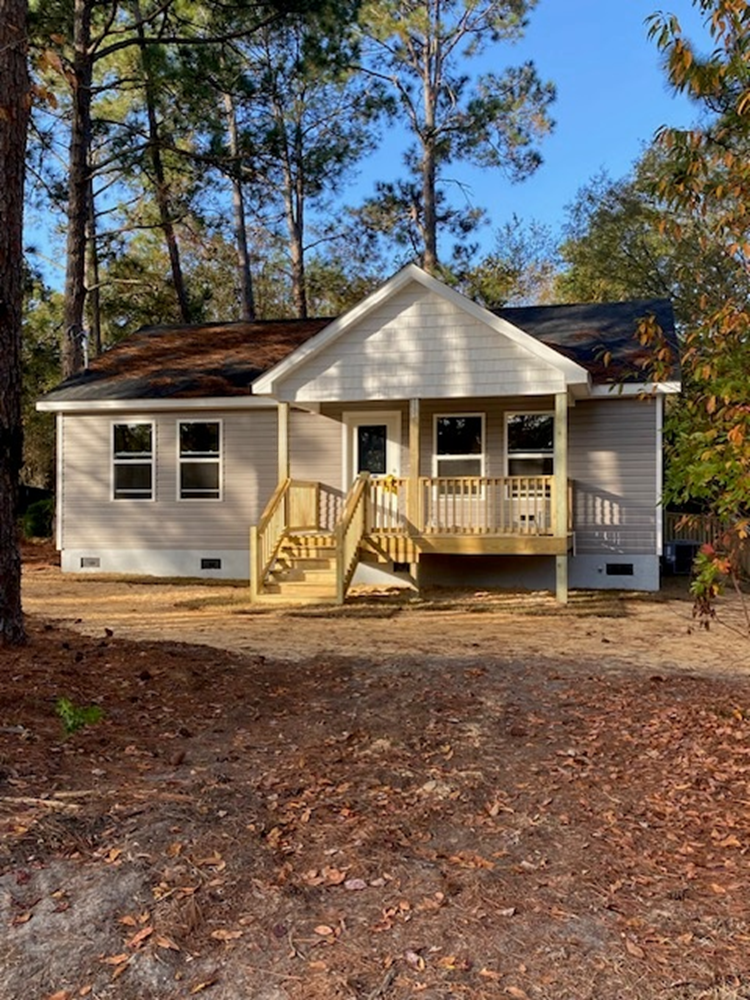 The final home constructed in the 2018 Florence Disaster Recovery Program