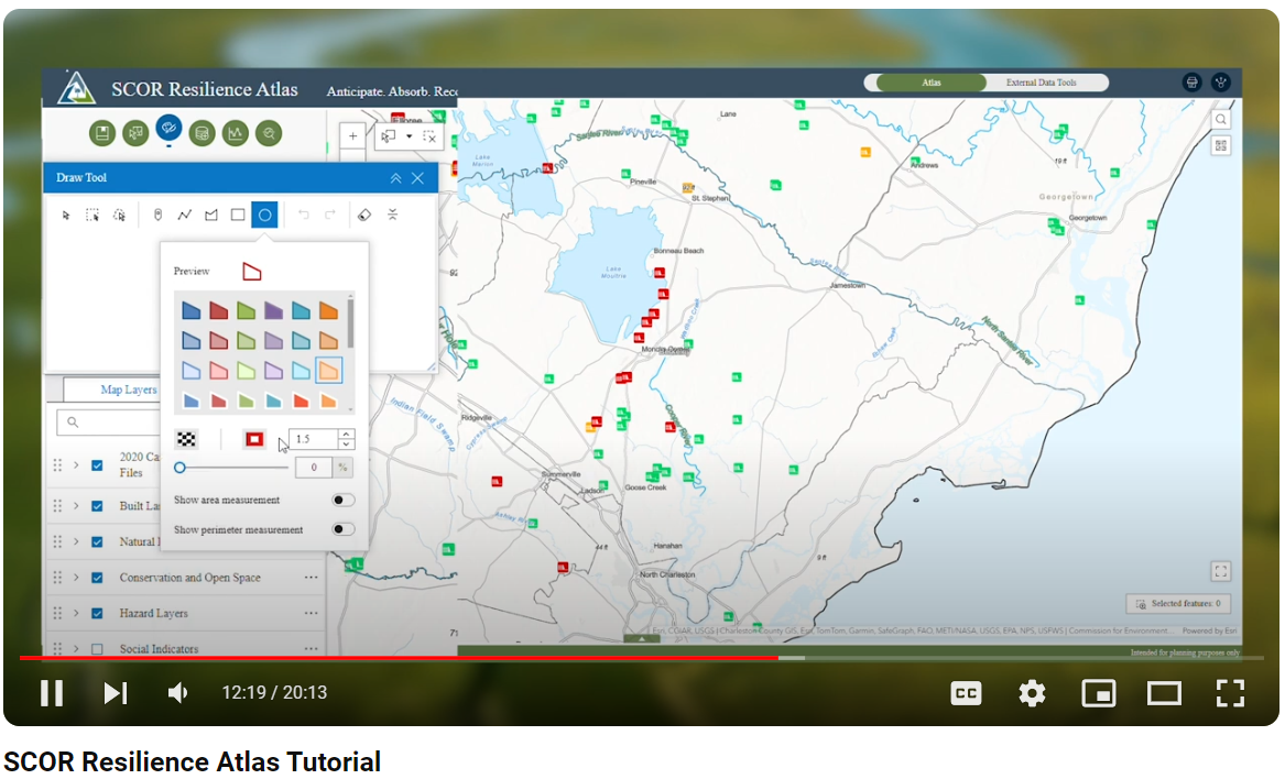 Screenshot of the Resilience Atlas Tutorial