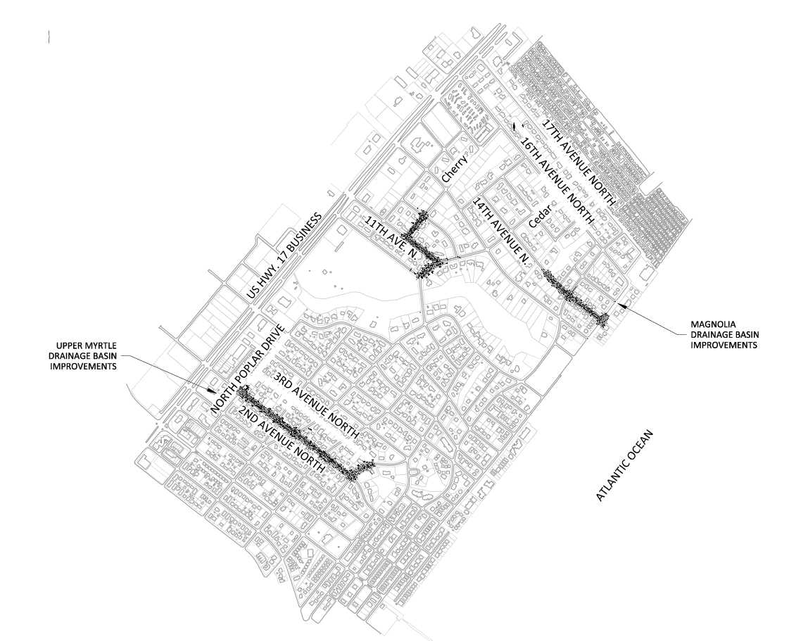 Map showing the project area