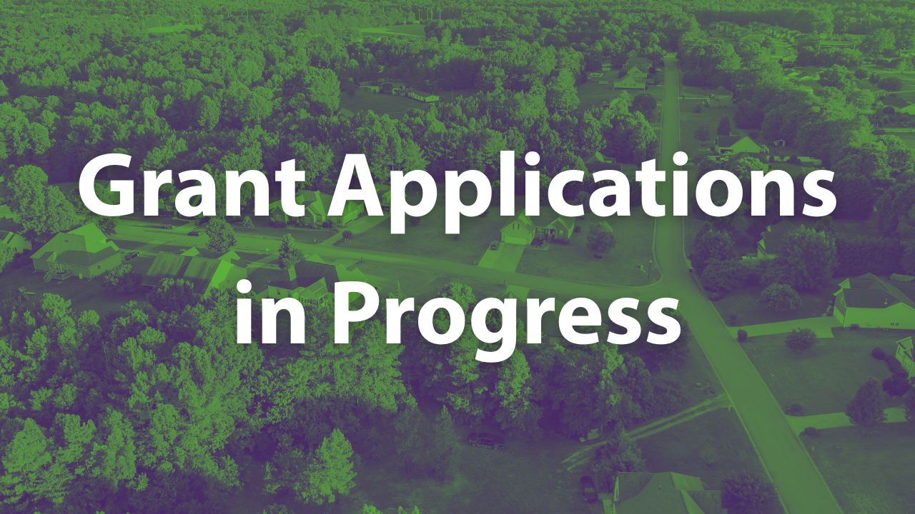 Button labeled "Grant Applications in Progress"