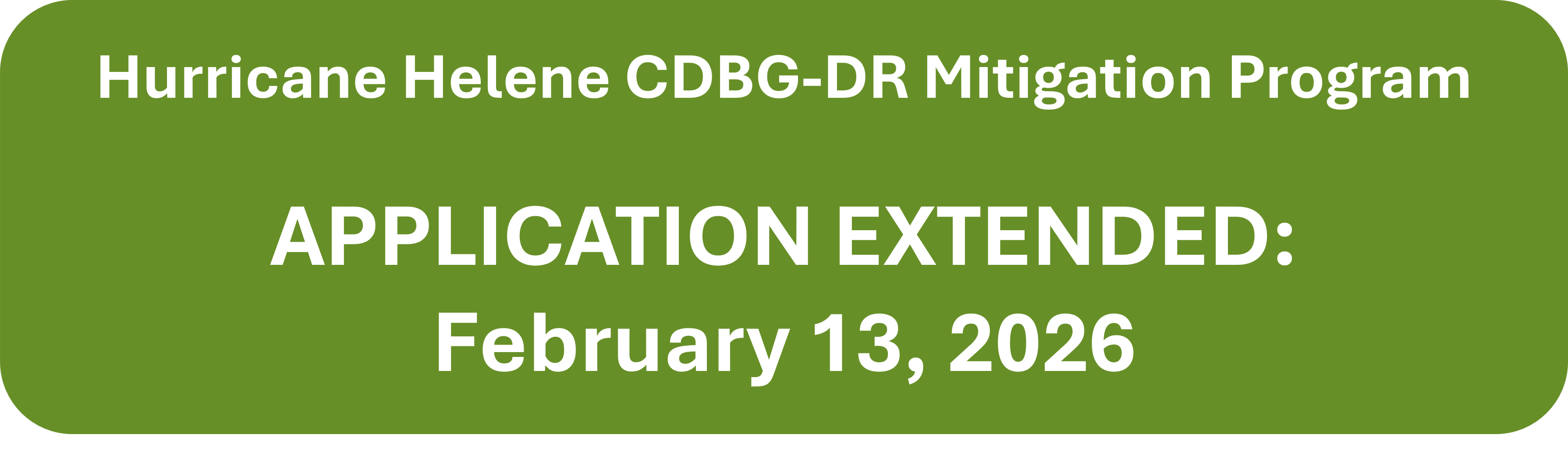 Button for Hurricane Helene Mitigation Application