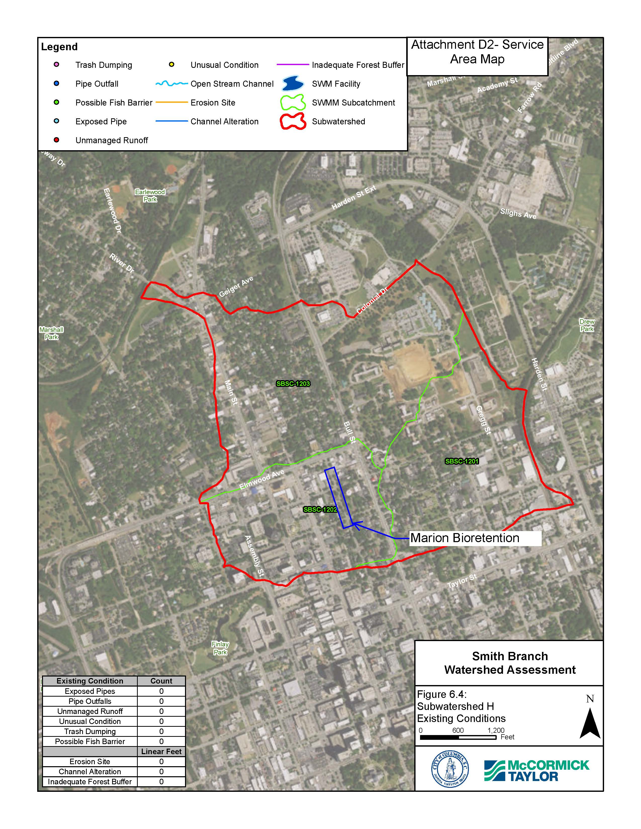 Satellite map showing the project site on Marion Street